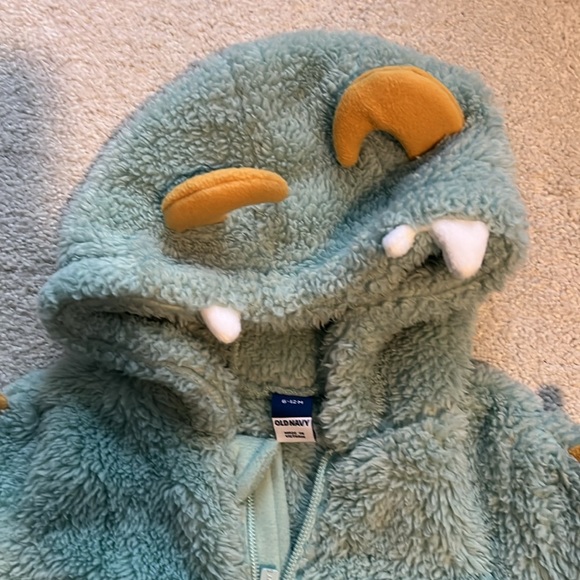 Unisex Monster One-Piece Costume for Toddler & Baby 6-12 months - Picture 2 of 3